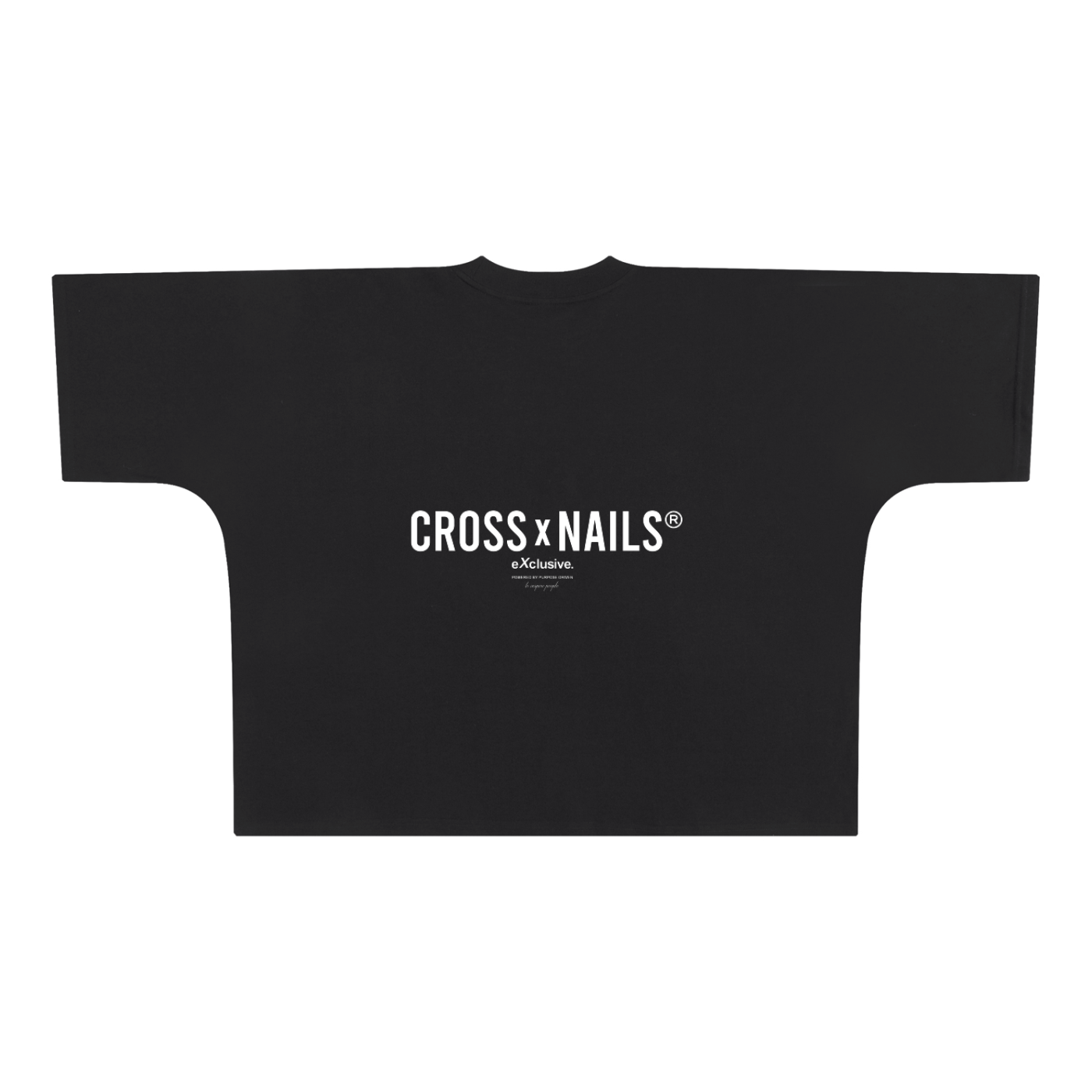 Oversize One-piece Pattern Cut Boxy Tee - 300 GSM - Crossxnails Weargood