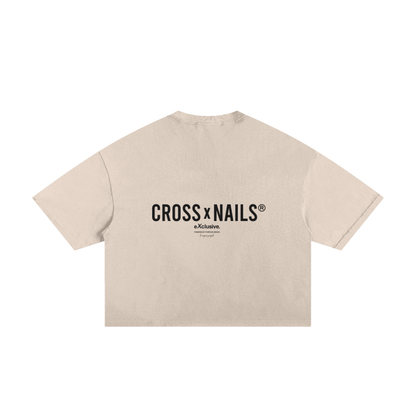 Crossxnails Frayed Boxy Tee