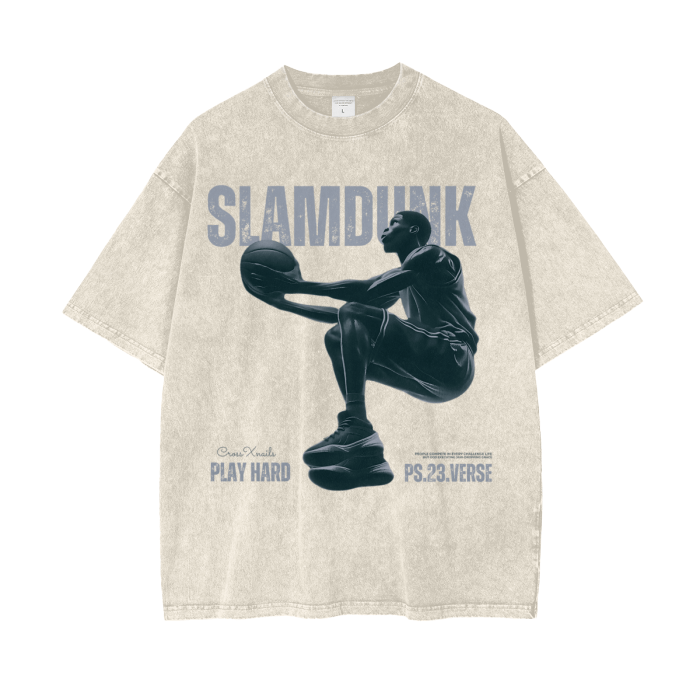 The Kings Vintage Wash Drop Shoulder T-Shirt