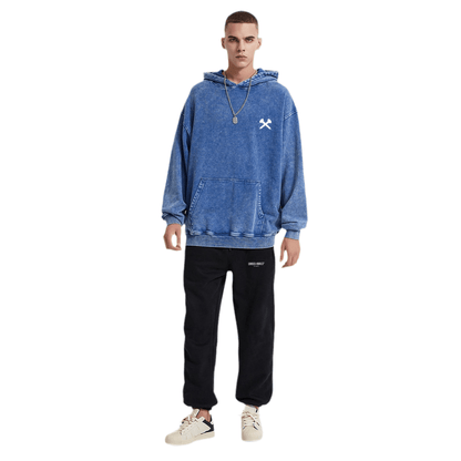 7O7 Acid Wash Oversize Hoodie