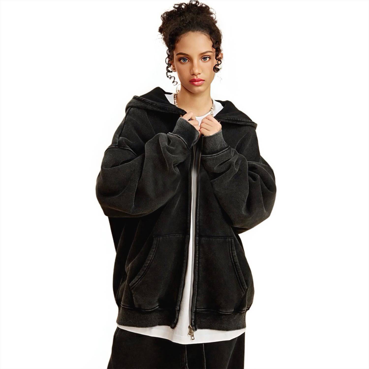 Crossxnails Zip-Through Hoodie - Crossxnails Weargood