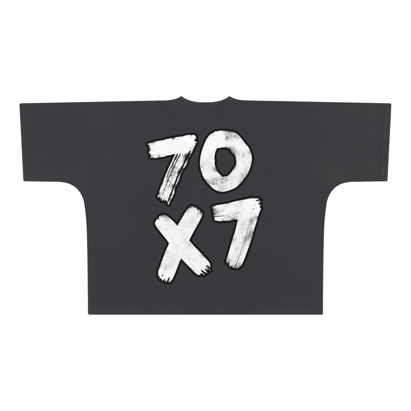 7O7 Oversized Boxy T-Shirt - Crossxnails Weargood