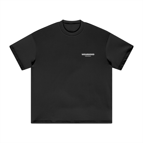 Crossxnails Oversized T-Shirt in black | 100% organic cotton | Premium streetwear from Ipswich, UK | Relaxed fit design