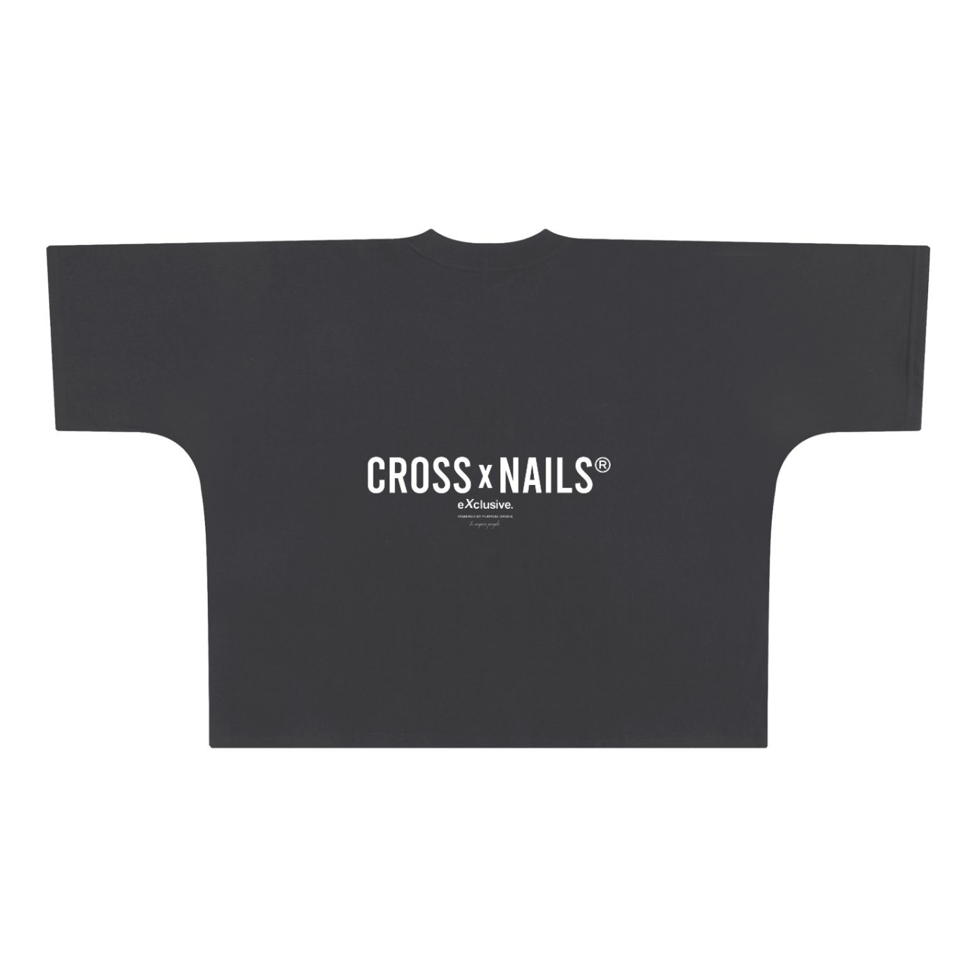 Oversize One-piece Pattern Cut Boxy Tee - 300 GSM - Crossxnails Weargood