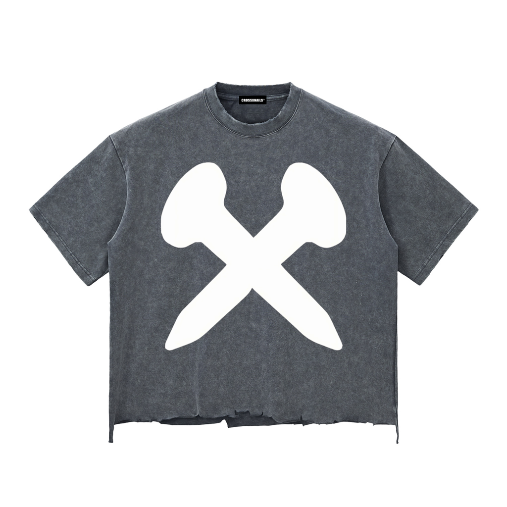 Crossxnails Tribulation Boxy T-shirt by Crossxnails Weargood