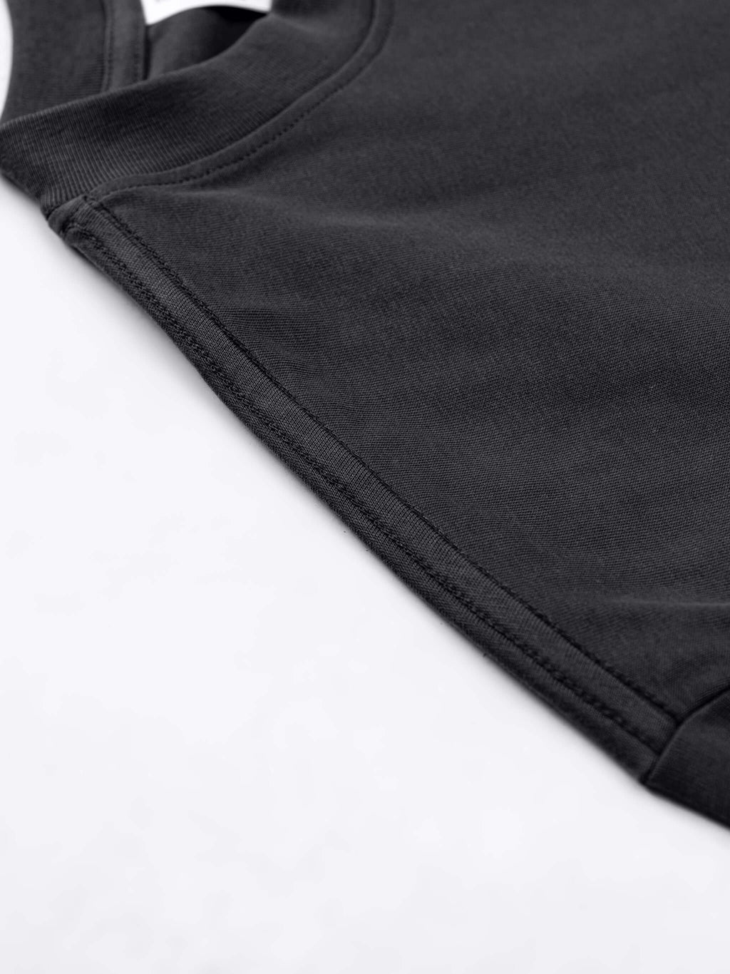 Close-up of the Crossxnails oversized t-shirt showing the neckline detail in premium organic cotton, perfect for UK streetwear.