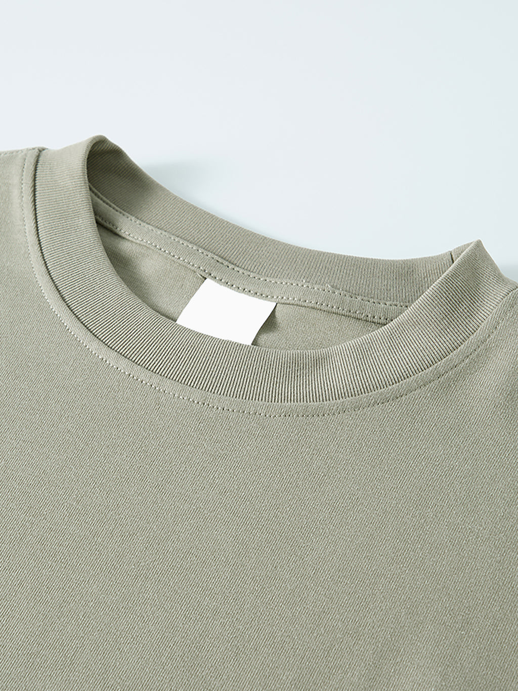 Crossxnails WearGood oversized unisex t-shirt neck detail, perfect for Christian streetwear UK, from online shop Ipswich.
