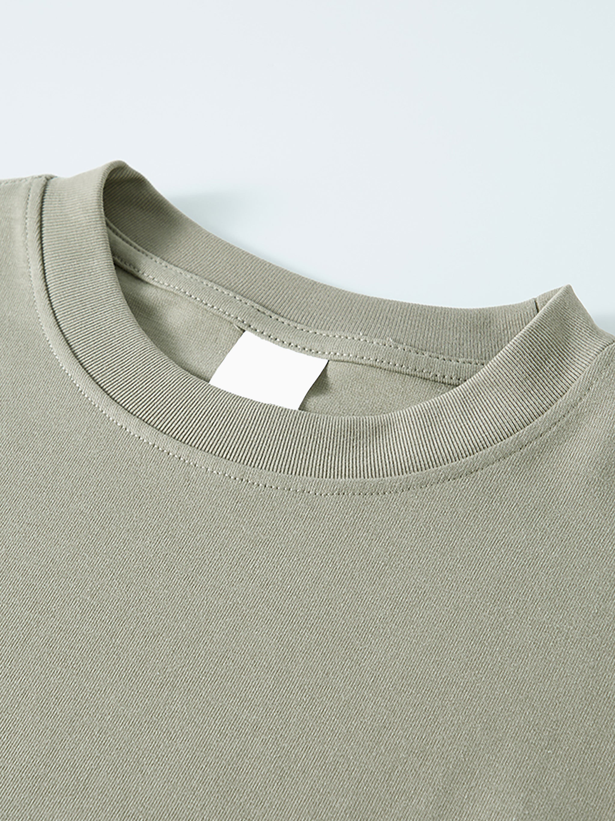 Crossxnails WearGood oversized unisex t-shirt neck detail, perfect for Christian streetwear UK, from online shop Ipswich.