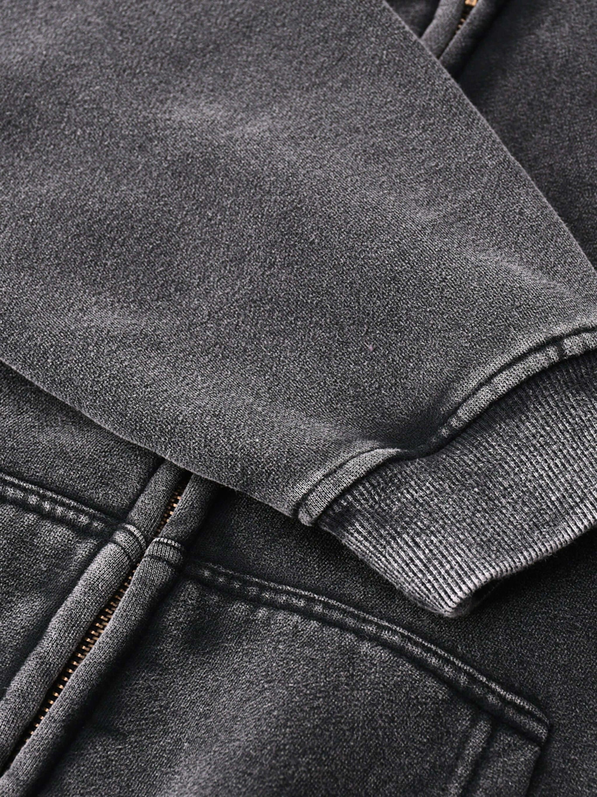 Crossxnails Zip-Up Boxy Hoodie